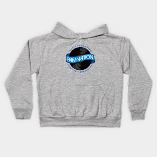 PAMNATION logo (for light colored backgrounds) Kids Hoodie